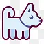 狗轮廓Animals-mini-icons