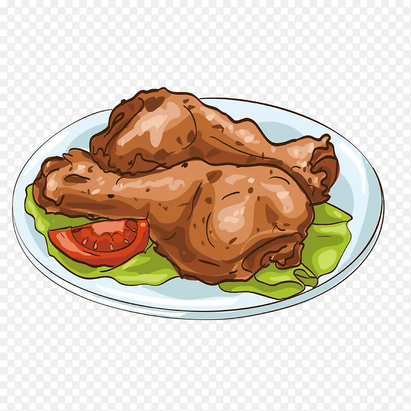 酱汁鸡腿