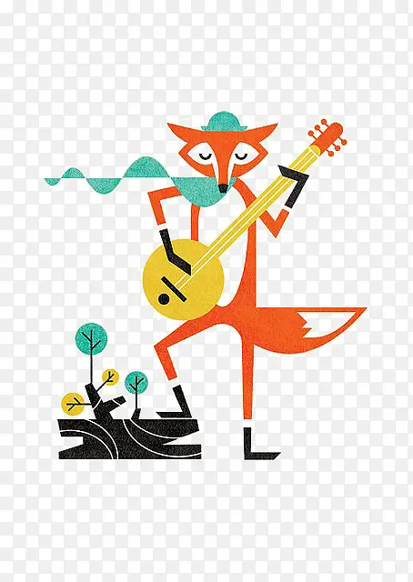 弹琴的狐狸
