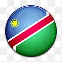 国旗纳米比亚国世界标志