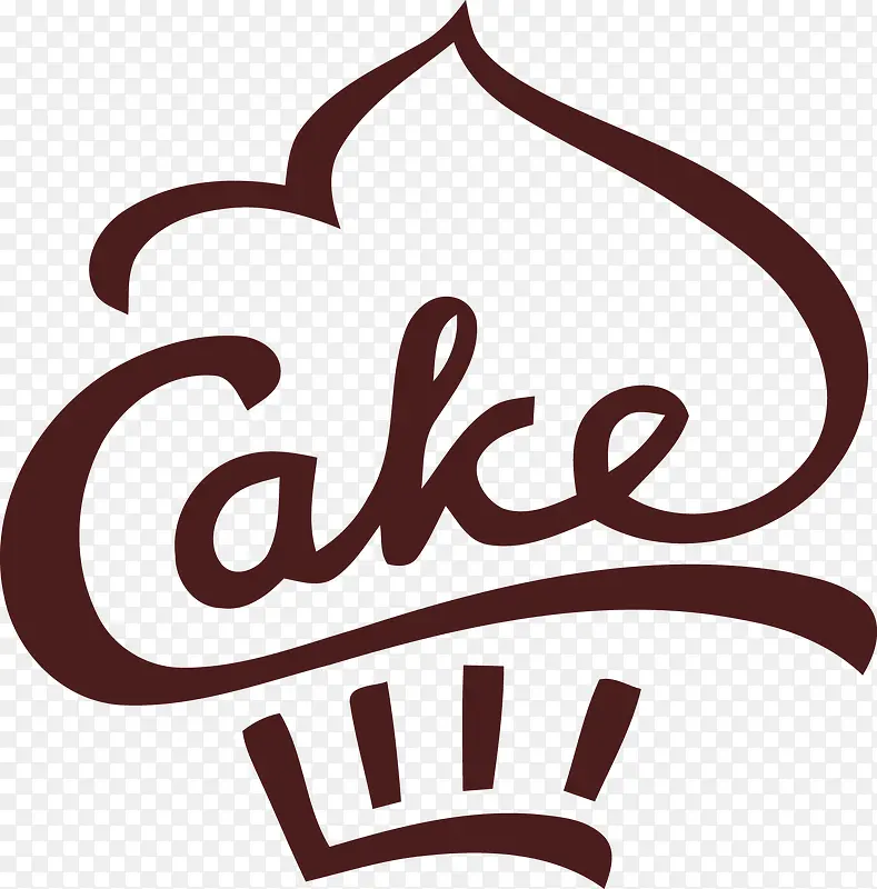 简洁手绘蛋糕LOGO
