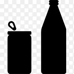 cans and bottles icon