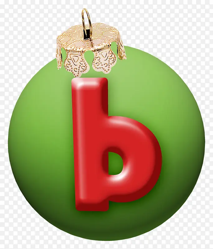 圣诞字母b