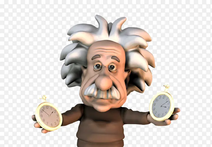 爱因斯坦的时间图片素材
