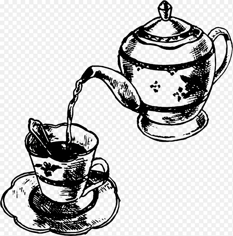 倒茶