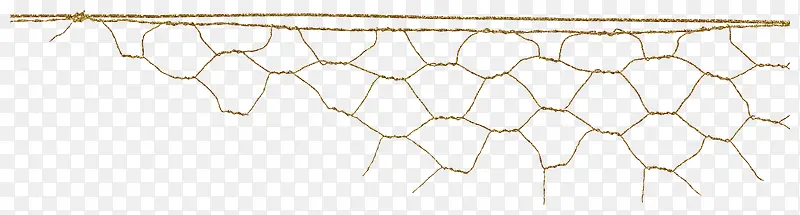 金色金属绳网