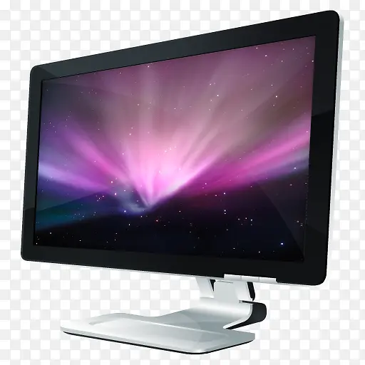 紫色LCD液晶显示器