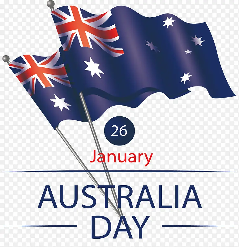 蓝色澳大利亚国旗