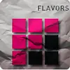 flavors折纸风格社交媒体图标