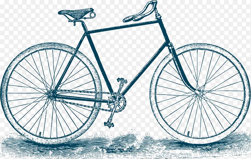 金属三角架轮毂单车