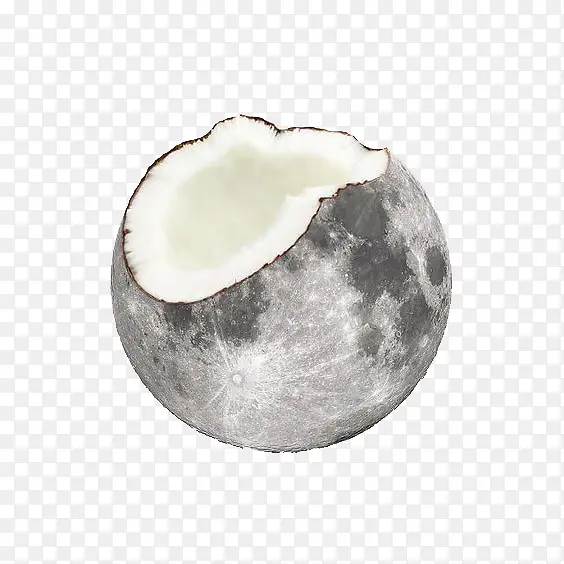 创意月球椰子壳