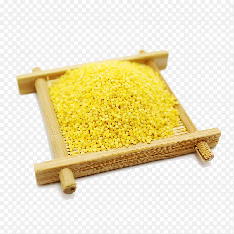 五谷杂粮系列小米黄米摄影图片