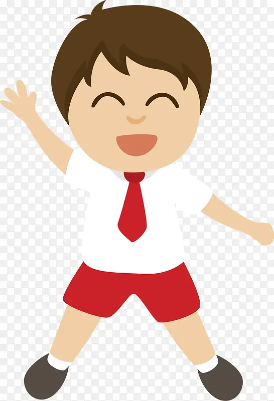 穿校服的小学生