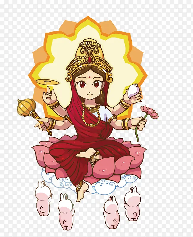 矢量印度梵天PNG图片素材下载_图片编号yxjnxdar-免抠素材网