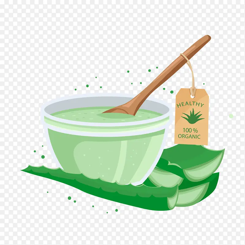 矢量芦荟汁