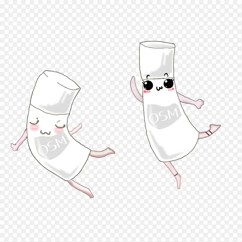 可爱osm卡通护肤品