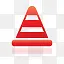 锥形交通路标图标