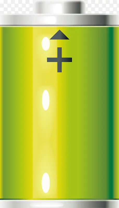 绿色矢量电池图