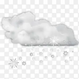 天气雪状态图标