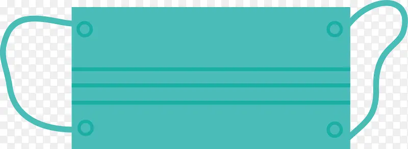 医生用的绿色医用口罩