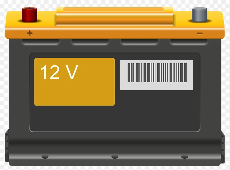 汽车保养12v电池 素材