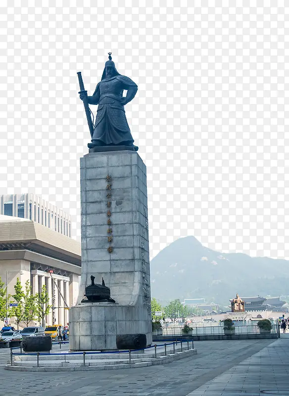 韩国光化门广场雕塑