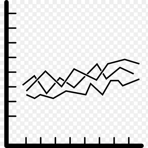 多变量线图形图标
