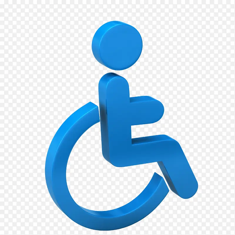 残疾人标志轮椅