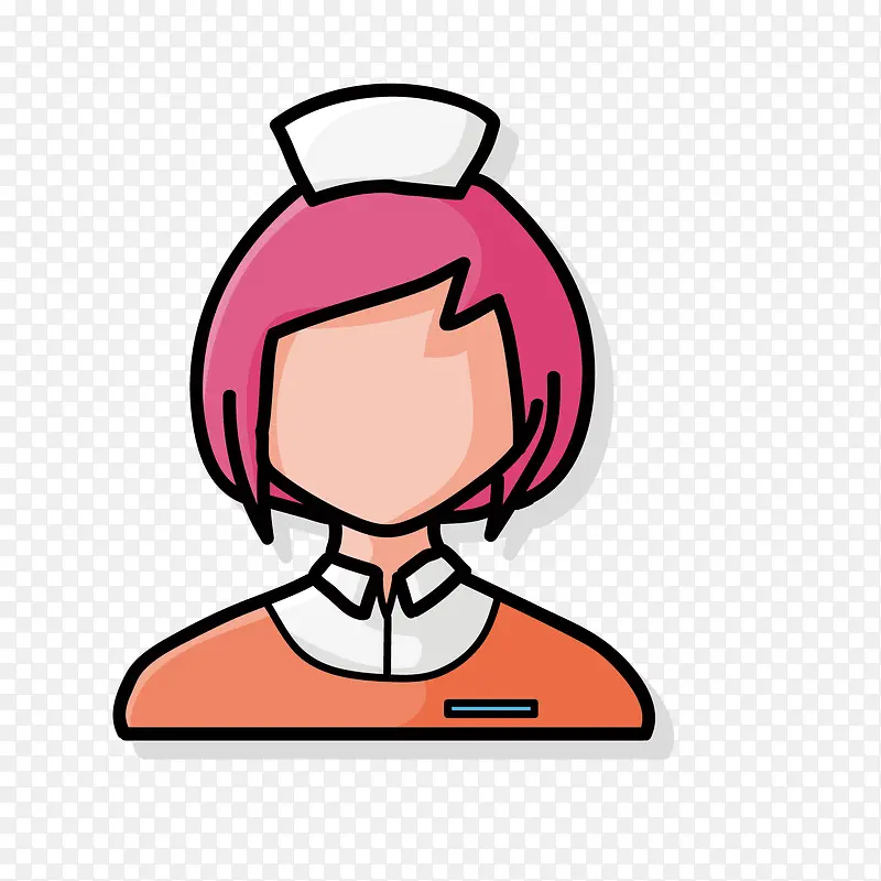 女护士手绘职业发展