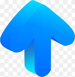 蓝色的箭头前3 d-arrow-icons