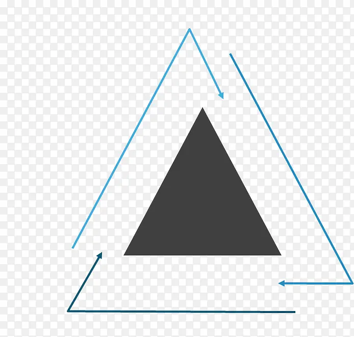 三角线条箭头