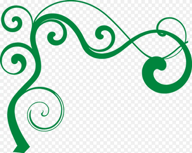 绿色花纹底纹喜庆名片模板