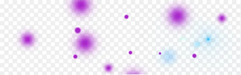 紫色炫光漂浮元素