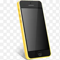 iPhone黄色 的iPhone 5S和5C；