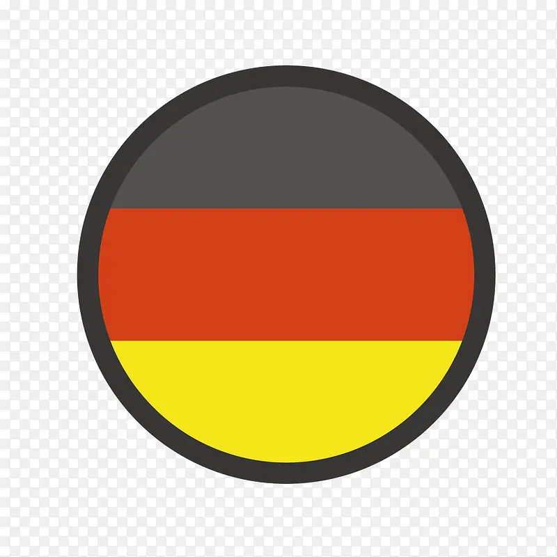 彩色德国旗帜