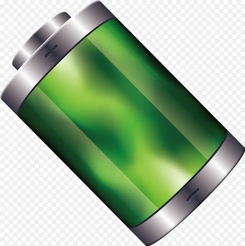 绿色能源圆柱电池修饰