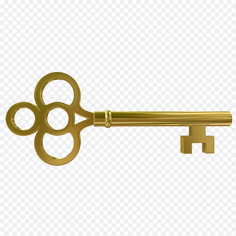 金色钥匙 花纹钥匙