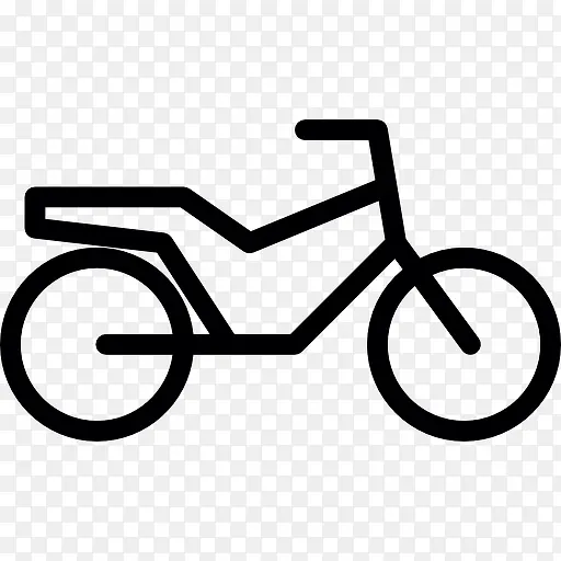 程式化的自行车图标