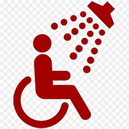 残疾人淋浴标志