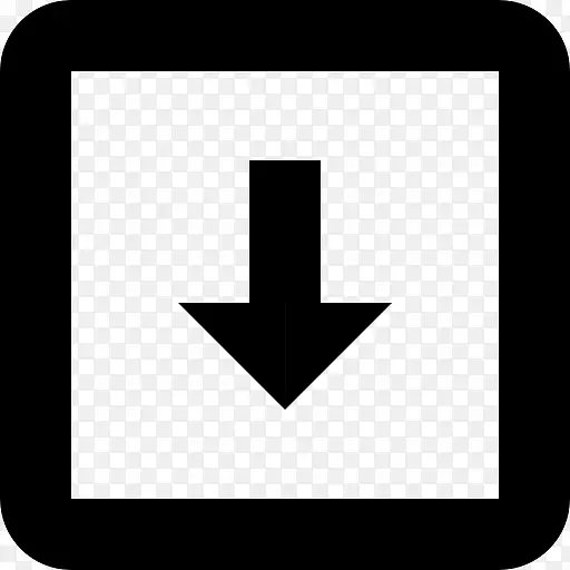 下载下来的箭头符号在方形按钮图标