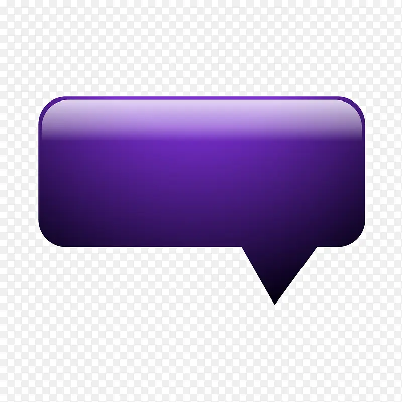 紫色立体对话框