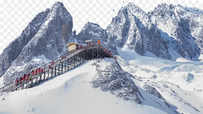 云南玉龙雪山风景