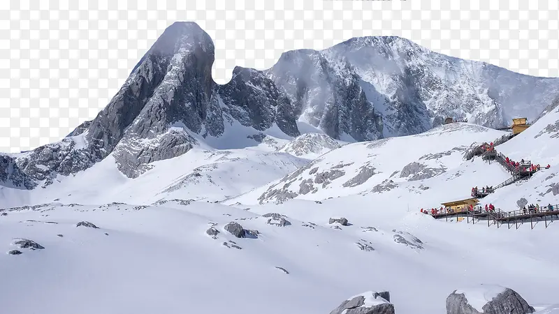 云南玉龙雪山风景