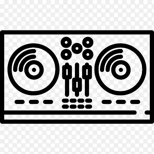 DJ混音器图标