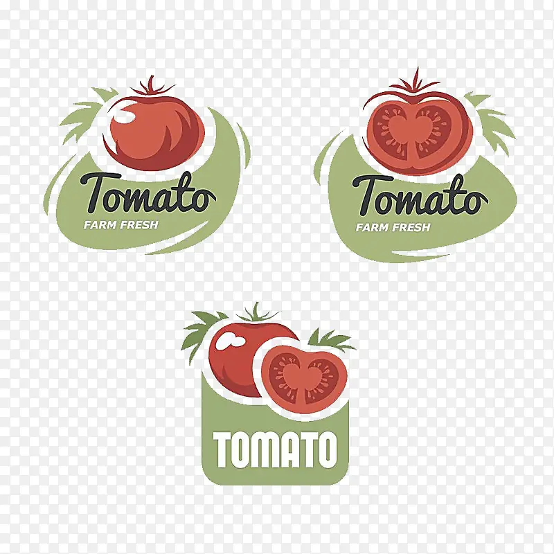 三个番茄图案