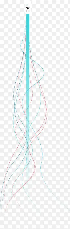 蓝色变幻炫光链条
