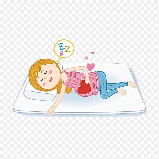 睡觉的孕妇