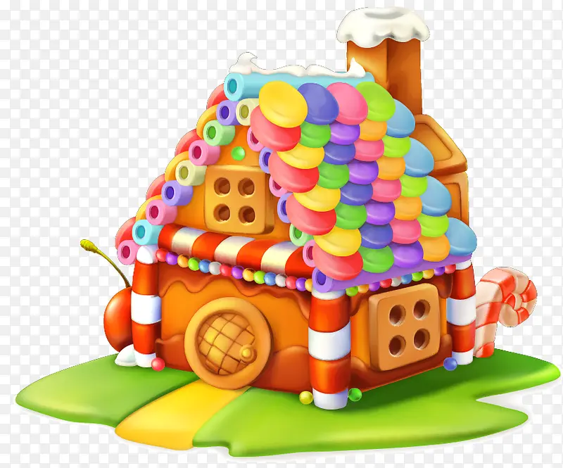 卡通多彩小屋