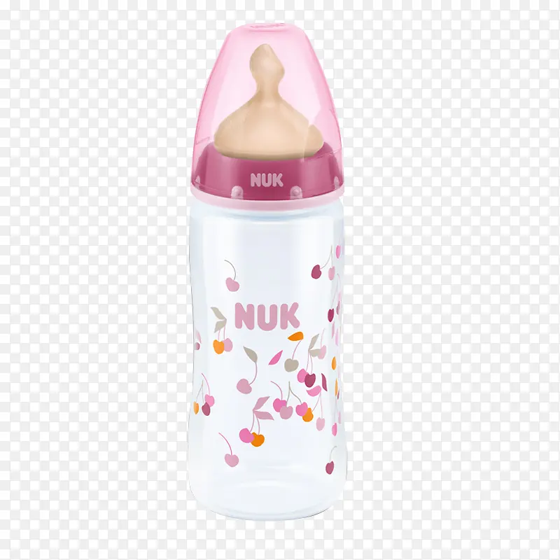 NUK粉色奶瓶