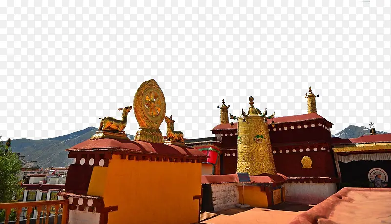 西藏大昭寺寺庙特色建筑